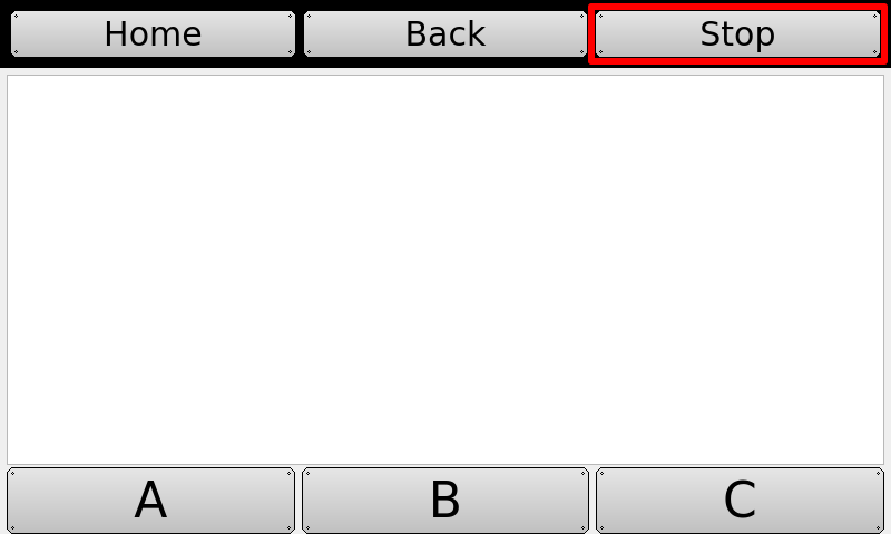 Stop button