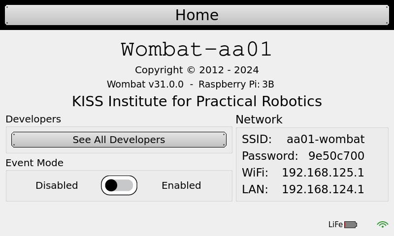 The Wombat's About page.
