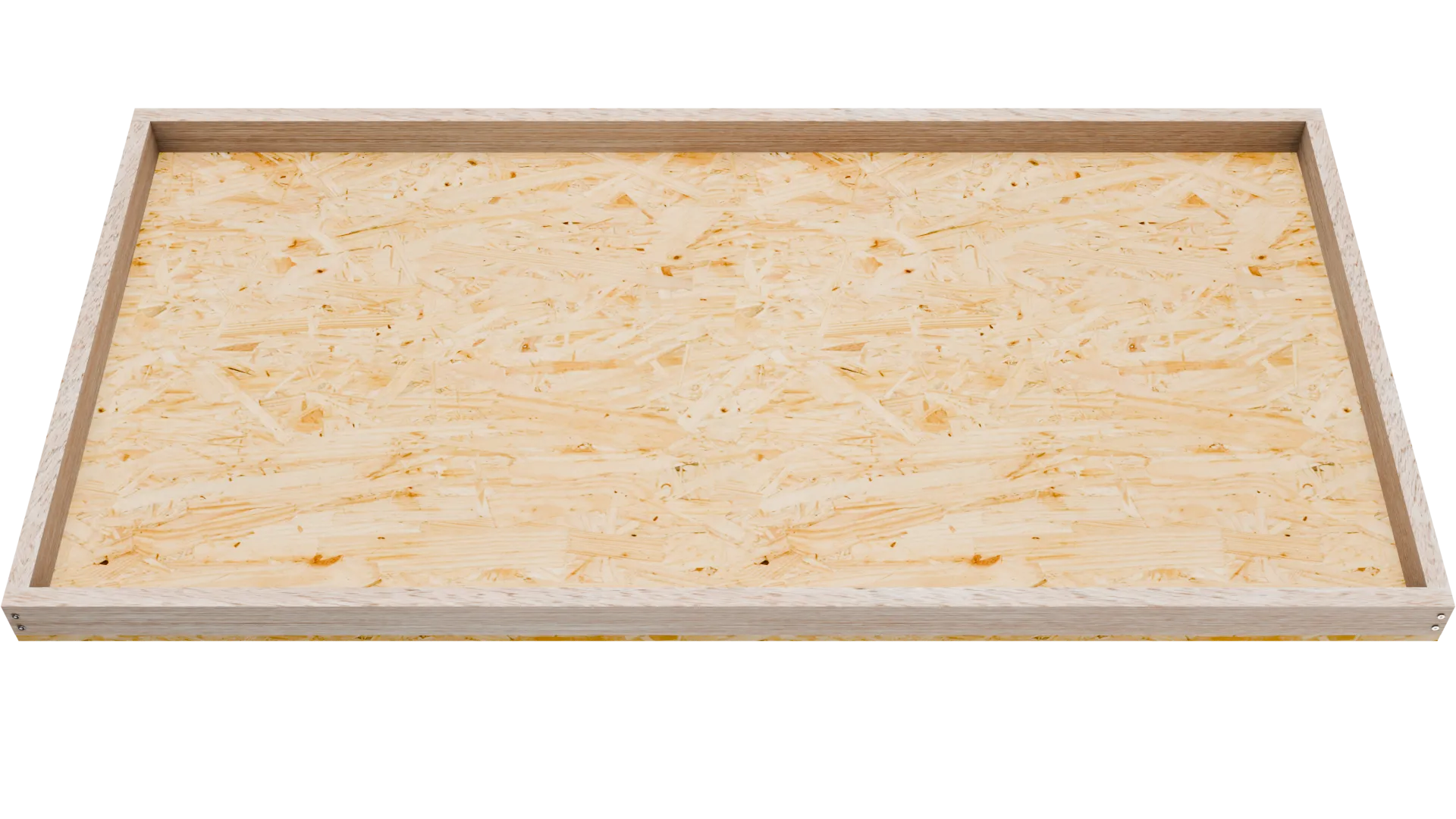 Assembled wooden frame