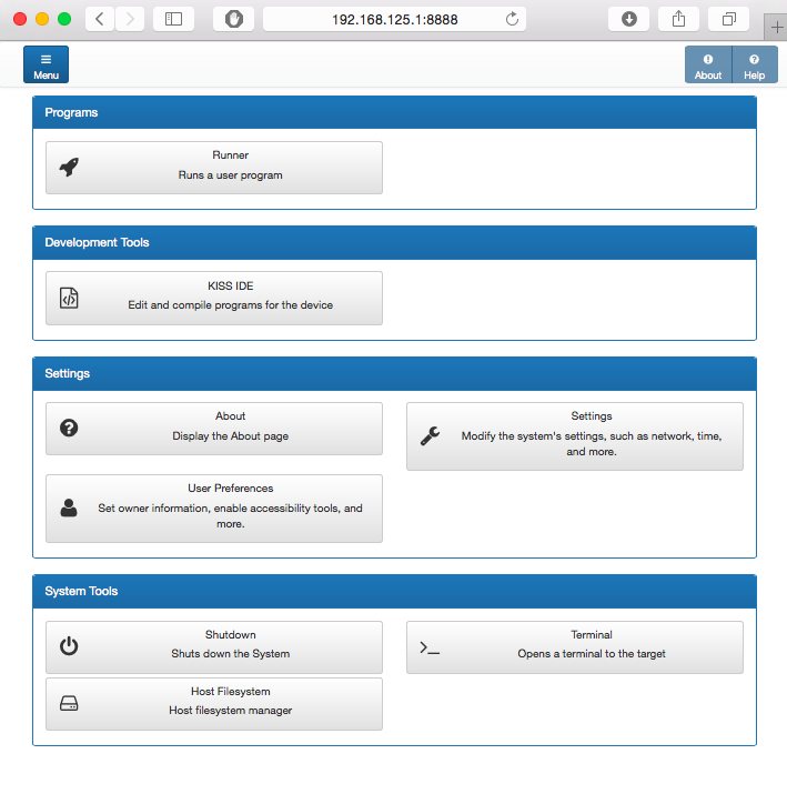 The KIPR Software Suite --- click KISS IDE.