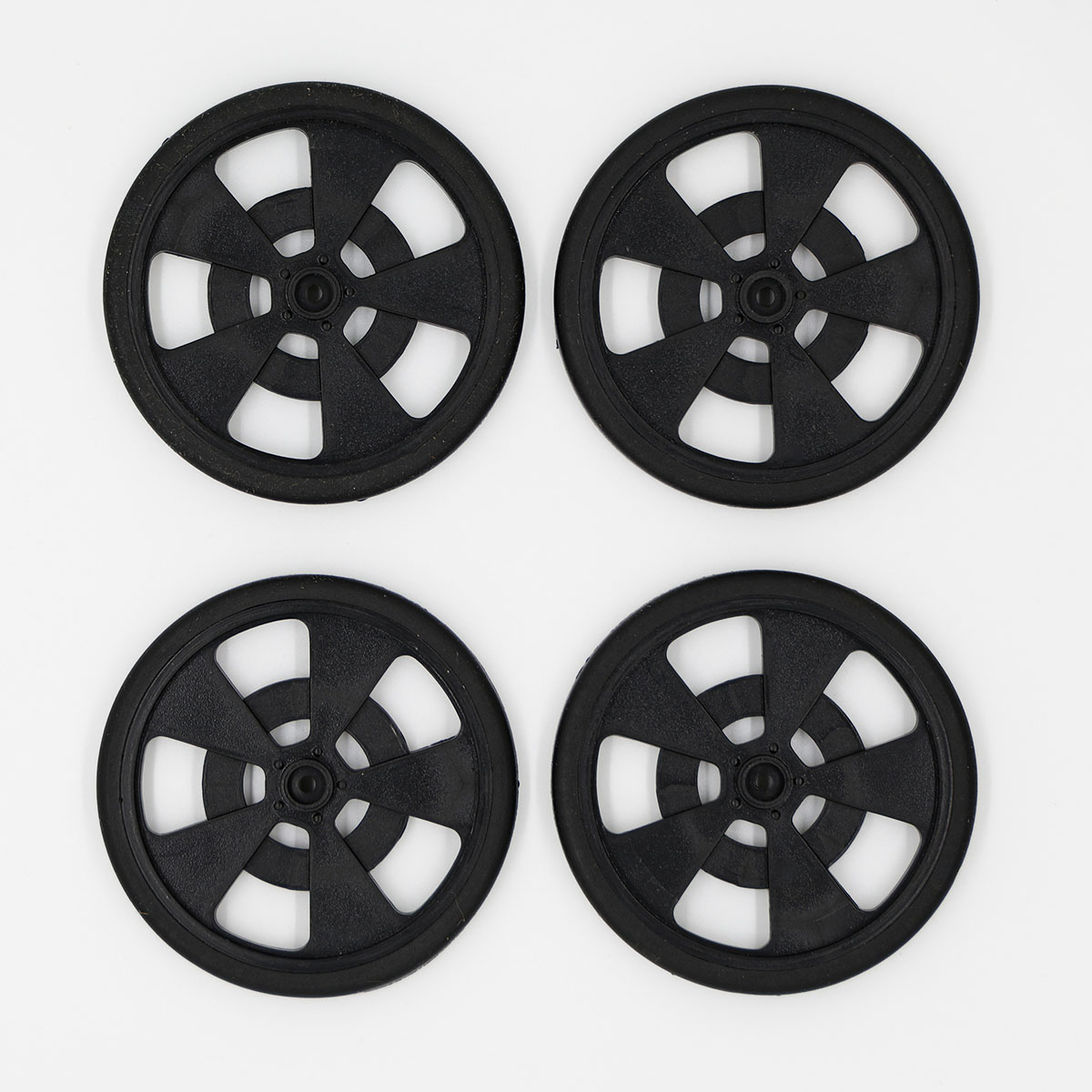 4 × wheels.