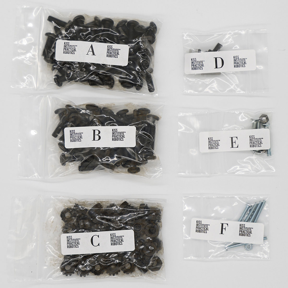2 × sets of screws (shown above is ×1 set)