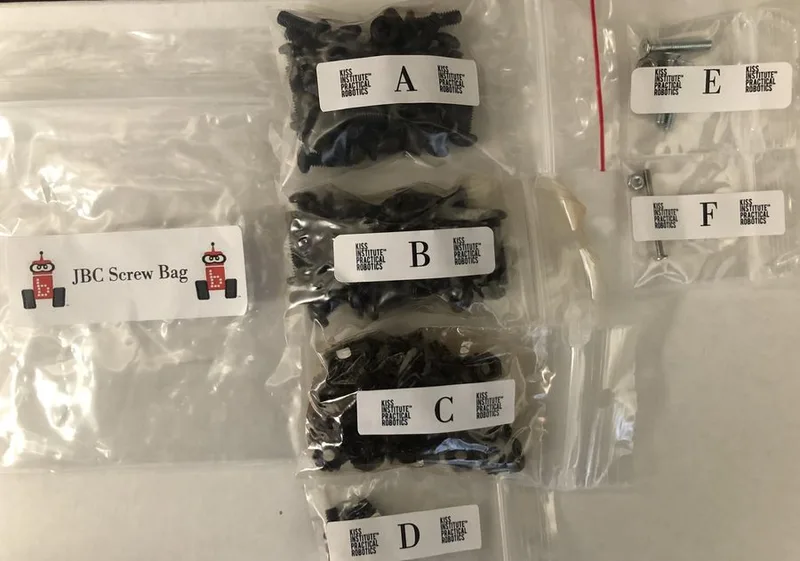Labeled kit bag 8.