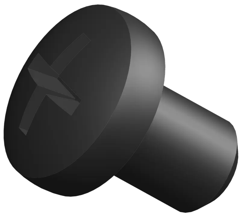 Short quarter-inch bolt, 12 required