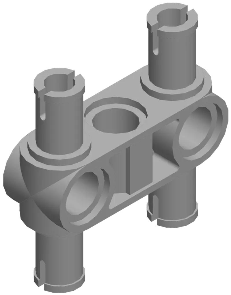 H pin with four posts, 1 required