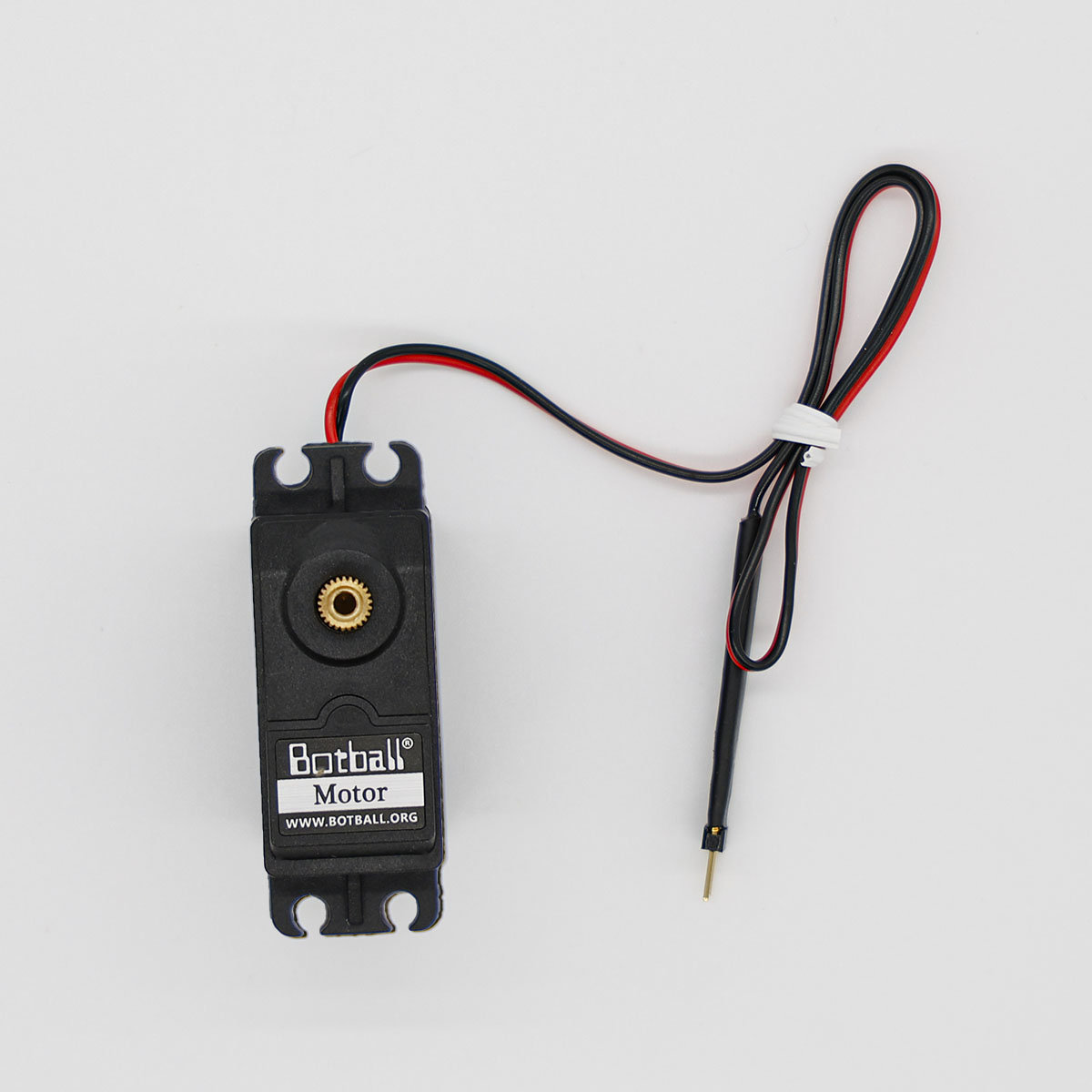 The motor ports. The encoder that counts ticks lives inside the motor.